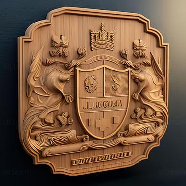 3D model Luxembourg Grand Duchy of Luxembourg (STL)